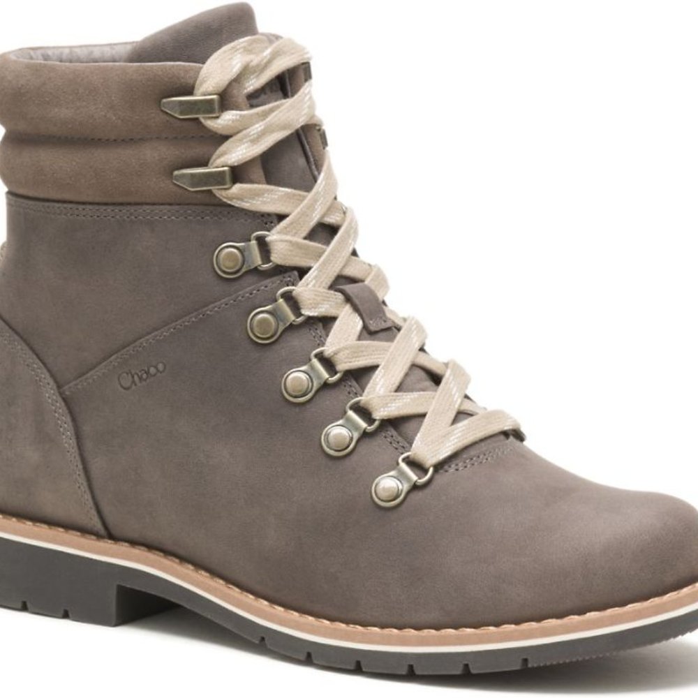 NWOT Morel Brown Leather Women's Chaco Cataluna Explorer Boots 10.5